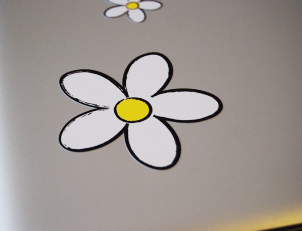White Daisy Stickers x30 - Image 9
