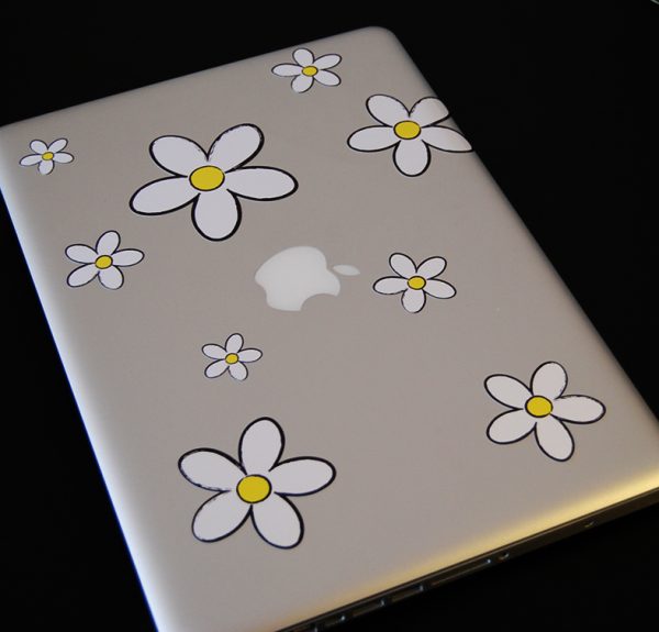 White Daisy Stickers x30 - Image 10