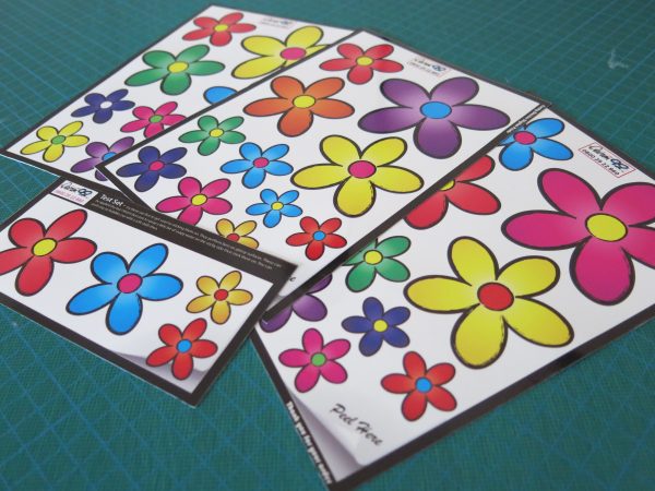 Multi Coloured Funky Daisy Car Stickers - Image 10