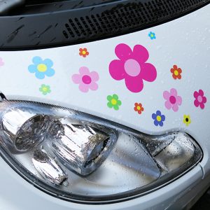 30 Multi Coloured Daisy Stickers