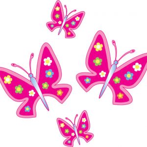 Printed Butterfly Stickers Car Sticker, Kitchen, Bathroom