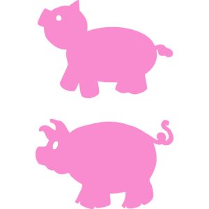 Pig Car Stickers Piggie Decals
