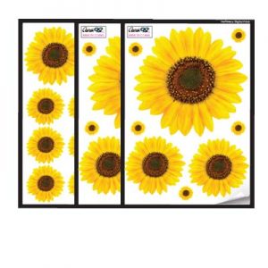 LARGE Pack of Sunflower Stickers x 40+