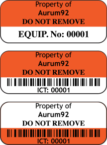 50mm x  20mm Security Label Variable Quantities - Image 3