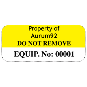 40mm x  20mm Security Label Variable Quantities