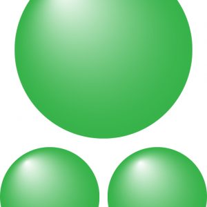 Bubble Car Stickers Graphics - Green Medium Pack
