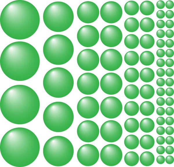 Bubble Car Stickers Graphics - Green Medium Pack - Image 3
