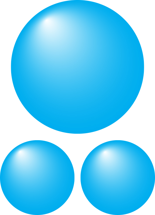 Bubble Car Stickers Graphics - Light Blue Cyan Medium Pack