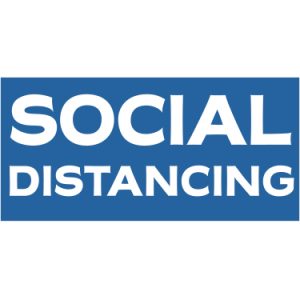 Social Distancing Stickers